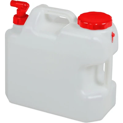 Afbeelding van Relaxdays jerrycan met kraan watertank water camping &amp; tuin wateropslag 18 liter