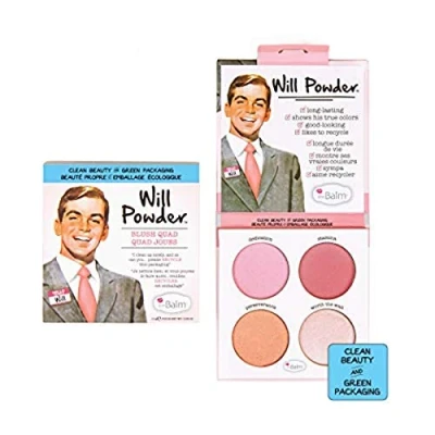 Afbeelding van the Balm WILL Powder QUAD Gezichtspalet, Dames, Maat: 10 g, Multi