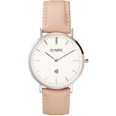 Afbeelding van OL Paywatch Dms Stl. Leer Zilv. Idx