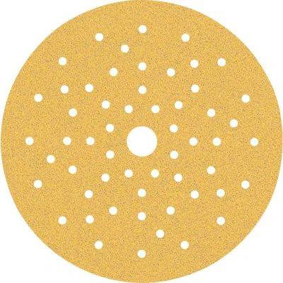 Image de BOSCH 2608901137 Feuille abrasive Expert C470 Best for Wood and Paint, diamètre 150 mm, grain 80, multiperforation (50 pcs)