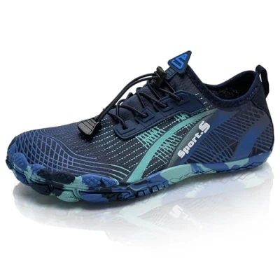 Afbeelding van Waterschoenen voor dames en heren, hardlopen, strand, fitnessstudio, zwemmen, snorkelen, surfen, A lood