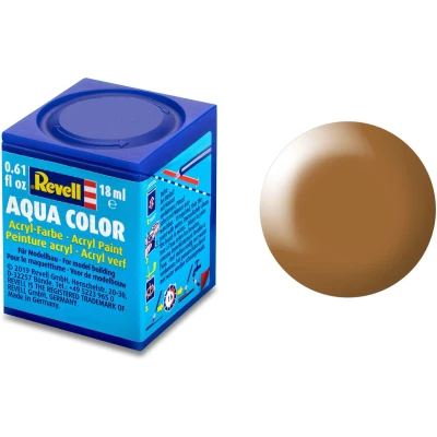 Afbeelding van Houtbruin Zijdemat Aqua Color 18 Ml Revell Modelbouwverf Op Waterbasis