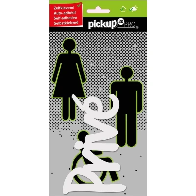 Afbeelding van Pickup Route Acryl Pro Tekst Prive Wit