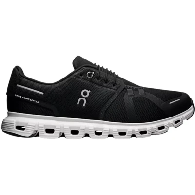 Afbeelding van On Cloud 6 Sneakers laag, Heren, Maat: 48, Black white Polyester