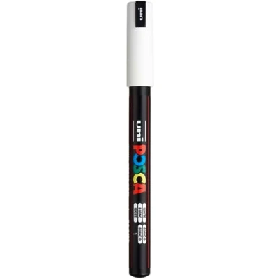 Afbeelding van Verfstift Posca PC1MR EF wit