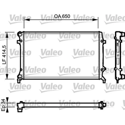 Afbeelding van Valeo Radiateur 735120