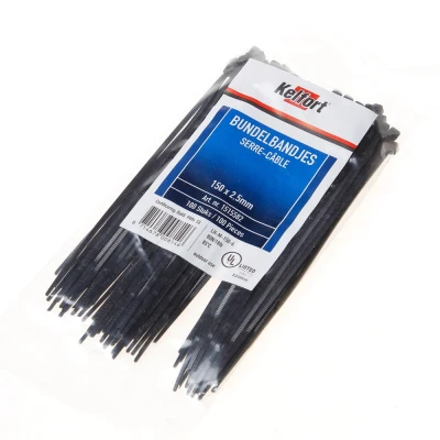 Afbeelding van Kelfort Bundelbandje zwart 140 x 2.5mm