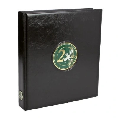 Afbeelding van Safe Safe, Premium, Album (4 rings) voor 2 Euromunten 2022 Zwart afm: 235x265x45 mm. per st.