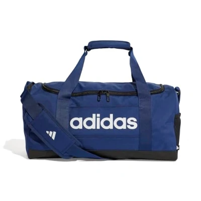 Afbeelding van adidas Mixte Essentials Linear Duffel Bag, dark blue/white, S