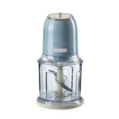 Afbeelding van Ariete 0438/05 Vintage hakmolen 600 ml Inhoud 400 Watt 2 snelheden Blauw