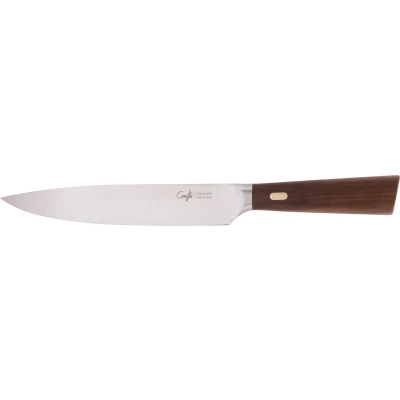 Afbeelding van Couteaux &amp; Co Vleesmes 20,5cm Walnoten Handvat Vuurbak