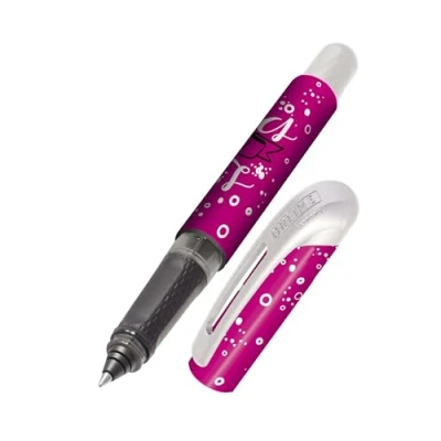 Afbeelding van Online College Roze rollerball Voor rechts en linkshandigen Ergonomische handgreep Standaard inktpatronen Met blauw combipatroon