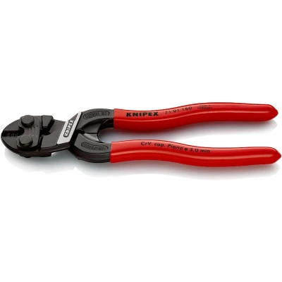 Image de KNIPEX 71 01 160 CoBolt S coupe boulons compacts plastifié noir atramentisé mm