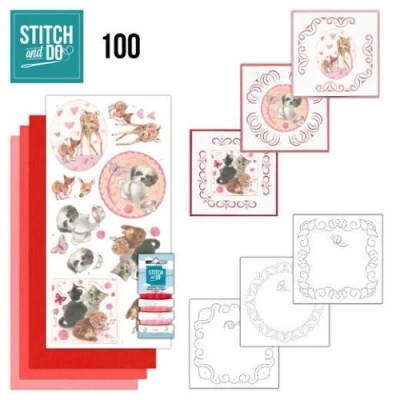 Afbeelding van Stitch and Do 100 Playful Pets