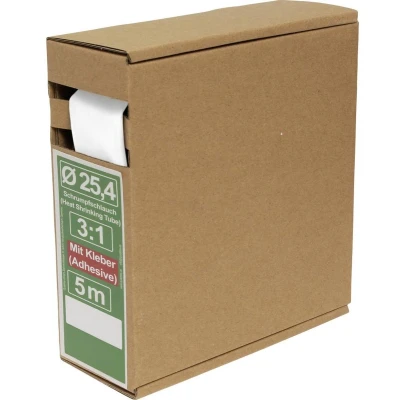 Afbeelding van Quadrios 25CA494 Krimpkous met lijm Wit Krimpverhouding:3:1 5 m
