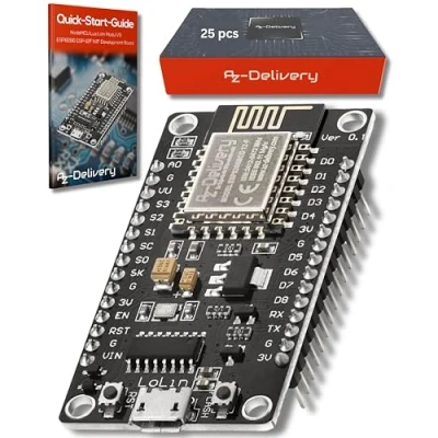 Afbeelding van AZDelivery NodeMCU Lolin V3 Module ESP8266 ESP 12E met CH340 Wifi Development Board compatibel Arduino Inclusief E Book!