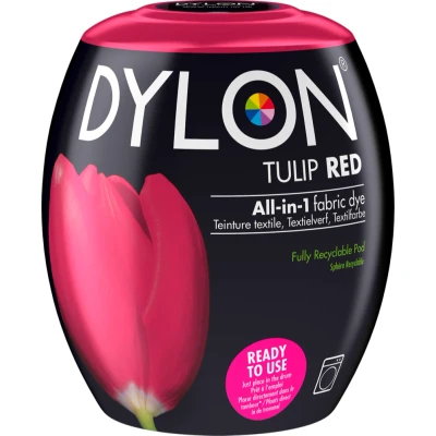 Afbeelding van Dylon Tulip Red All in 1 Textielverf