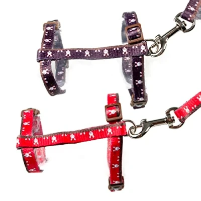 Afbeelding van Duvo+ Konijn Wandelset Rabbit Face Rood/Bruin