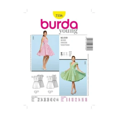 Afbeelding van Burda Naaipatroon 7556 Jurk in variaties