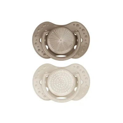 Afbeelding van Difrax Fopspeen Dynamic 18+ Mnd Harmony Creme/Light Brown