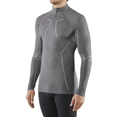 Afbeelding van Falke Wooltech Functional Underwear FOR COLD TO VERY Conditions Hemd, Heren, Maat: XXL, Grey heather