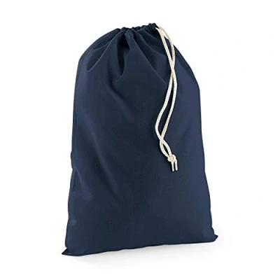 Afbeelding van Westford Mill Cotton Stuff Bag WM115 Navy XS (14 x 20 cm)