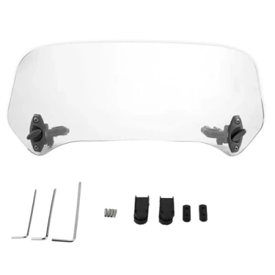 Afbeelding van EBTOOLS Voor Motorcycle Windshield Deflector Motorfiets Voorruit Kit Universele Gemodificeerde Luchtcirculatie Windscherm Luchtdeflector