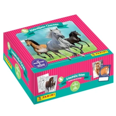 Image de Boîte stickers Collection de cartes pour les fans chevaux Contient 24 Pochettes 8
