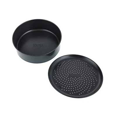 Afbeelding van Ninja 4026J300EUK Foodi 2 delige bakvormen met anti aanbaklaag, bakvormenset, keramische coating, zwart