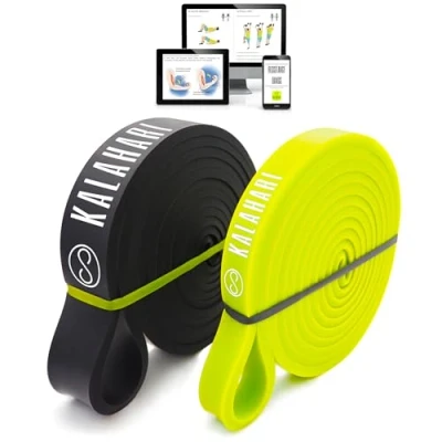 Afbeelding van Weerstandsband Fitness SET plus Oefenen in het Nederlands Weerstandsbanden voor optrekhulp, krachttraining, stretching, training, turnen, crossfit elastische fitnessbanden