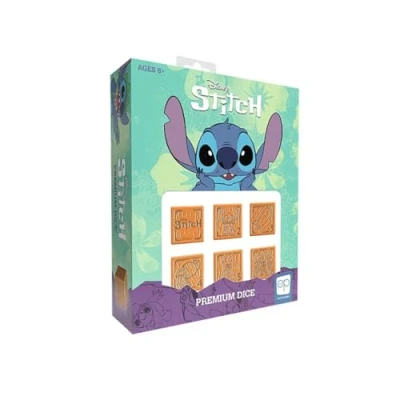 Afbeelding van Disney Stitch Premium dice Set Officieel gelicentieerd 6 zijdig