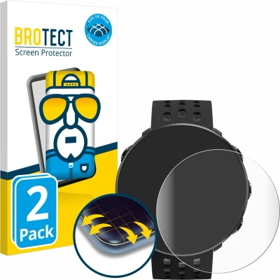 Afbeelding van BROTECT Screenprotector voor Polar Vantage M2 Folie Beschermfolie transparant volledig dekking (2 Stuks)