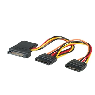Afbeelding van ROLINE stroom Y Adapterkabel SATA / 3x SATA, 0,3 m