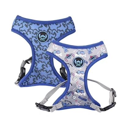 Afbeelding van Hondentuigje Stitch XXS/XS Donkerblauw