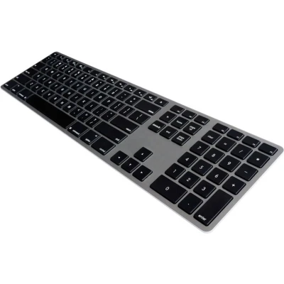 Afbeelding van Matias Draadloos toetsenbord / klavier AZERTY MacBook space grey FK418BTBFR