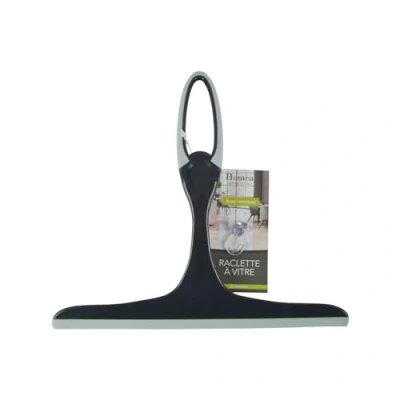 Afbeelding van Homéa, Raclette voor badkamer met zuignap, 24,5 cm, antraciet