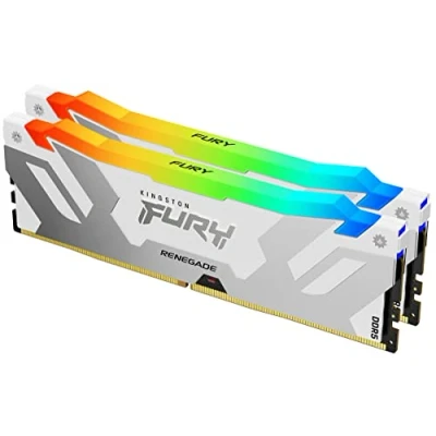 Afbeelding van Kingston FURY Renegade RGB (2 x 16GB, 8000 MHz, DDR5 RAM, DIMM 288 pin), Wit