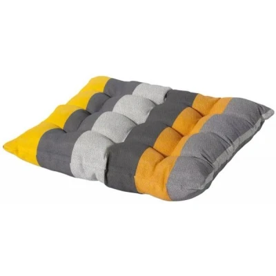 Afbeelding van Madison Toscane zitkussen 46x46 cm Victoria yellow