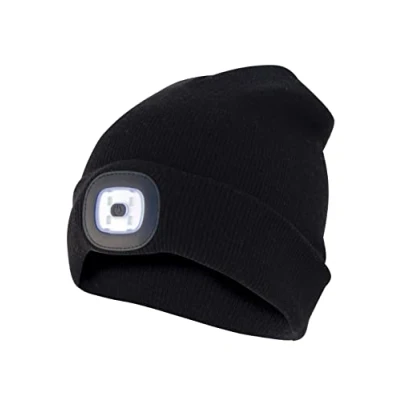 Image de Bonnet avec lampe frontale LED intégrée Velamp