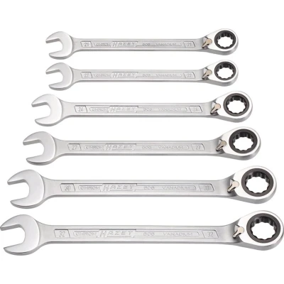 Afbeelding van Hazet 606/6 1 Steek ringsleutelratelset 6 delig 21 32 mm
