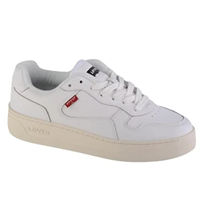 Afbeelding van Levi&#039;s Glide Sneakers laag, Dames, Maat: 39, Regular white Leer