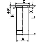 Afbeelding van KOLBENSCHMIDT 89846110 Cilindervoering