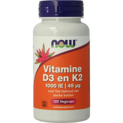 Afbeelding van Vitamine D3 En K2 1000 Ie 45 Mcg Default Title