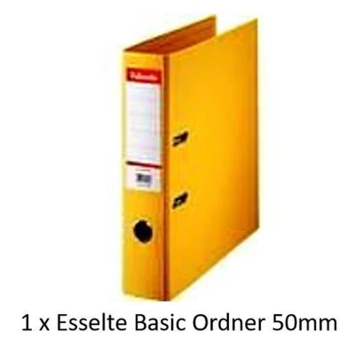 Afbeelding van Esselte Ordner Basic 50 mm geel