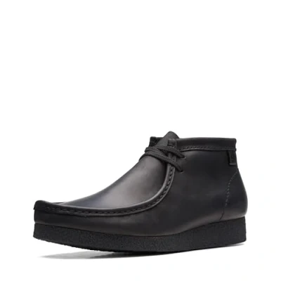 Afbeelding van Clarks 261594407 Chukka herenlaarzen, Zwart leder
