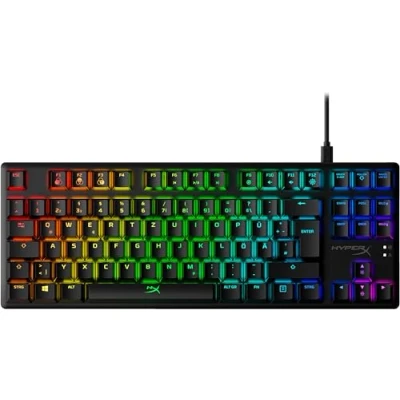 Afbeelding van HyperX Alloy Origins Core: mechanisch RGB gamingtoetsenbord, zonder cijferblok, Red Switches (QWERTZ)