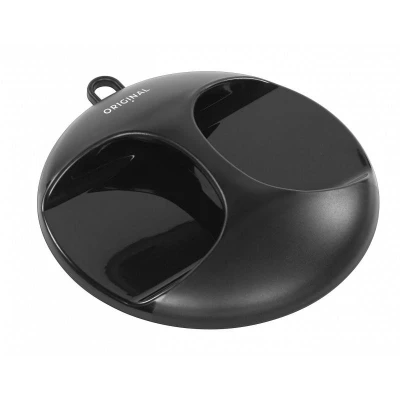 Afbeelding van Sinelco Luna Ronde Spiegel Zwart 28cm