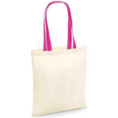 Afbeelding van Bag for Life Contrast Handles (Fuchsia)