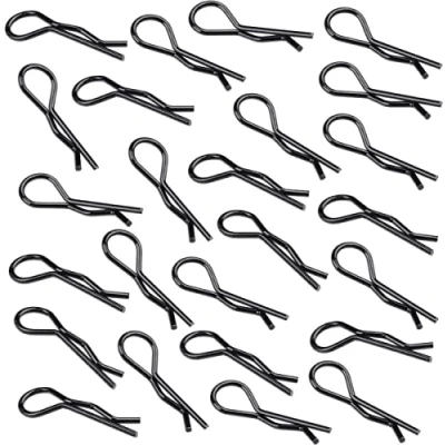 Afbeelding van MMOBIEL 100 Universele RC Carrosserie Clips Platte R Pinnen voor auto / Off Road Buggy