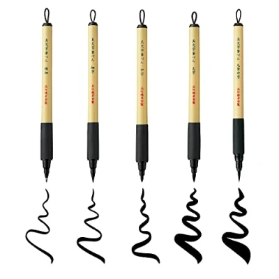Afbeelding van Kuretake Bimoji Brush Pen voor manga/kalligrafie (5)